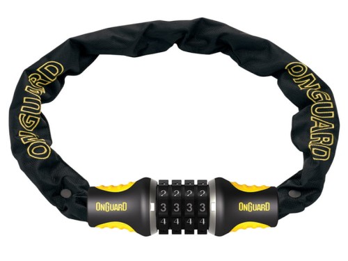 ZAPIĘCIE ROWEROWE ONGUARD MASTIFF 8125 ŁAŃCUCH 120cm*4mm - SZYFR [ONG-8125]