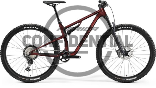 ONE-TWENTY 600 MID(17) BURGUNDY RED(BLACK/RED)