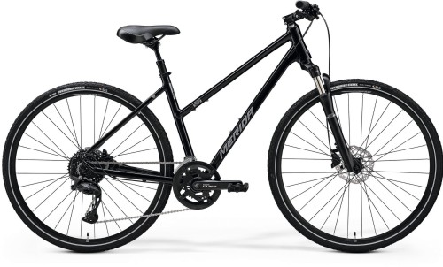 Rower crossowy Merida CROSSWAY 300 LADY L(55) GLOSSY BLACK (SILVER) 