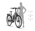 Rower elektryczny trekkingowy KELLYS E-Cristy 10 SH Grey L 28" 630Wh