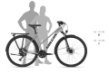 Rower trekkingowy KELLYS Cristy 50 Rose Gold S 28"