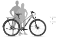 Rower trekkingowy KELLYS Cristy 70 Belt White Gold M 28"