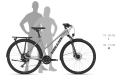 Rower trekkingowy KELLYS Carson 90Graphite Grey M 28"