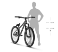 Rower Dirt Kellys WHIP 10 DX MOONSTONE GREY M 26"