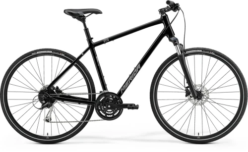 Rower Crossowy Merida CROSSWAY 100 GLOSSY BLACK (SILVER)