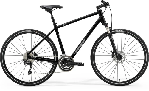 Rower Crossowy Merida CROSSWAY 300 GLOSSY BLACK (SILVER) 