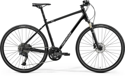 Rower Crossowy Merida CROSSWAY 700 GLOSSY BLACK(SILVER)
