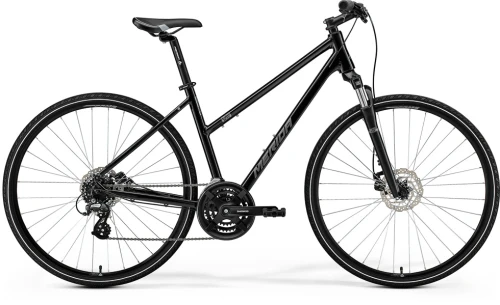 Rower Crossowy damski Merida CROSSWAY 10 LADY BLACK(SILVER)