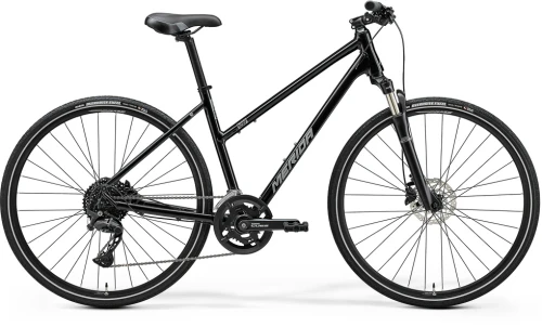 Rower Crossowy MERIDA CROSSWAY 300 LADY GLOSSY BLACK(SILVER)