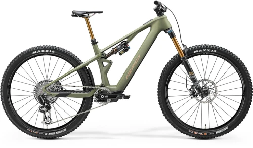 Rower Elektryczny MERIDA eONE-SIXTY SL 10K SILK ANACONDA GREEN(BROWN DOTS)