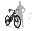Rower Elektryczny MTB Kellys THEOS F60 SH ANTHRACITE M 29"/27.5" 820Wh 