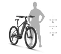 Rower Elektryczny MTB KELLYS Tygon R10 AIR P Steel Blue 29" 725Wh