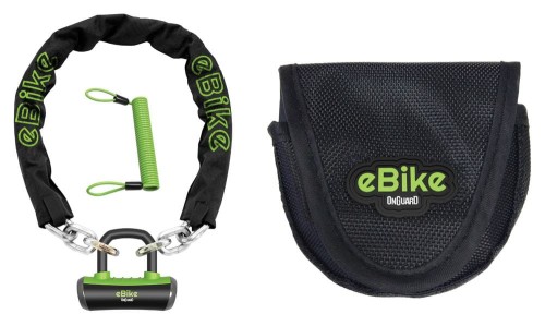 ZAPIĘCIE ŁAŃCUCHOWE DO E-BIKE ONGUARD Mastiff 8019E ŁAŃCUCH - 10mm*110cm - 5 x Klucze z kodem 