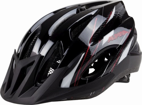 ALPINA KASK MTB17 BLACK-WHITE-RED 58-61
